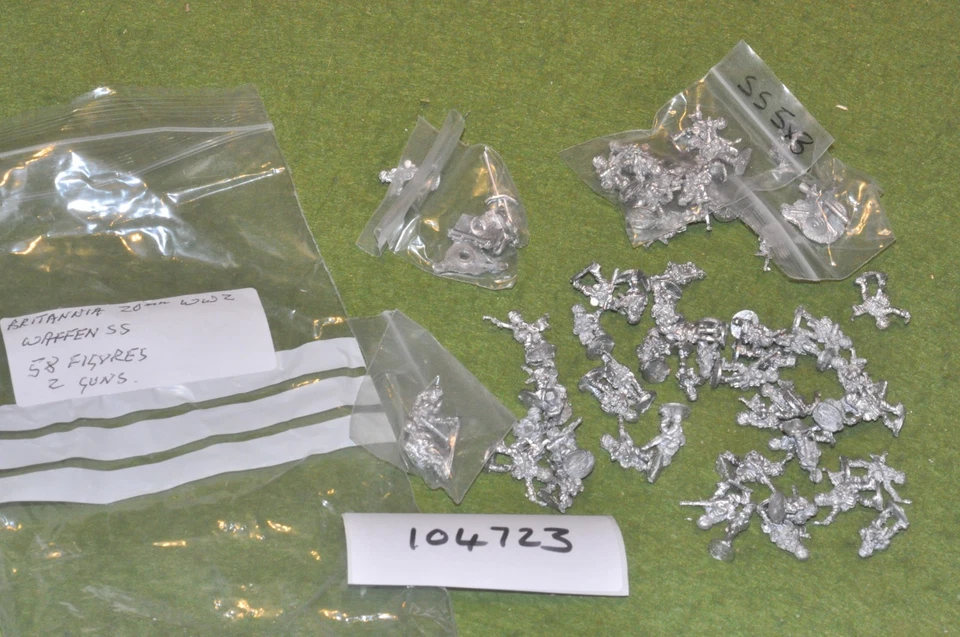 20mm WW2 / castings - britannia german 58 figs - (104723) - Image 1 of 1