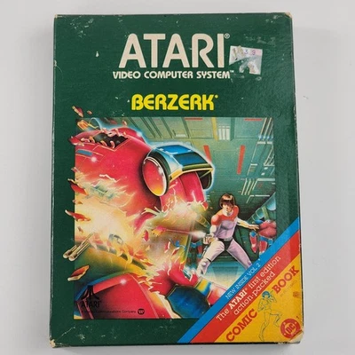 NEW Atari 2600 Berzerk 1982 CX2650 w/ 1st DC Comic Book Vintage Video Game - Image 1 of 4