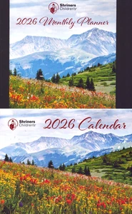 2026 Shriners Childrens Wall Calendar and Monthly Planner - Picture 1 of 4