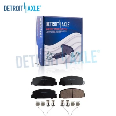 Pastillas de freno traseras premium de cerámica con kit de herrajes para 1993 1994 1995 Mazda RX-7 Foto 1 de 4