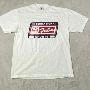 Vintage Fubu Shirt Mens Medium International Sports 05 Graphic Tee 90s Rare - Picture 1 of 10