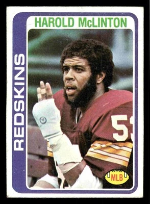 1978 Topps Harold McLinton #436 - Washington Redskins - Image 1 of 2