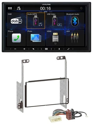 Alpine Bluetooth 2DIN MP3 DAB USB Autoradio für Nissan X-Trail 2007-2014 - Bild 1 von 4