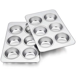 Muffin Pans for Baking, Cupcake Pan Tray Set for Making Cakes Cornbread Quich... - Picture 1 of 7