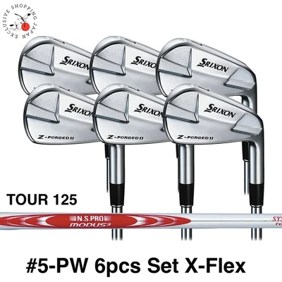 Dunlop SRIXON Z-Forged Ⅱ Iron Set #5-9,PW 6p Club MODUS3 SYSTEM3 TOUR 125 X-Flex - Image 1 of 4