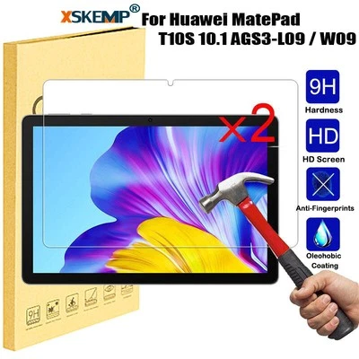 2Pcs Huawei MatePad / MediaPad Honor Pad Tablet Tempered Glass Screen Protector - Image 1 of 4
