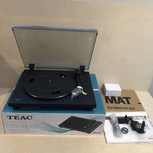 Tocadiscos de vinilo TEAC TN-180BT transmisión por correa Bluetooth velocidad A3 negro - Imagen 1 de 14