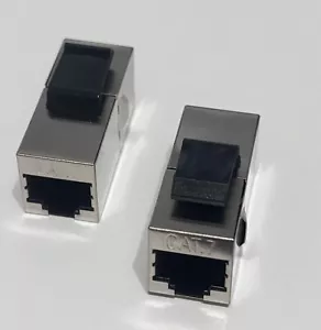 Kupplung Verbinder Adapter CAT 7 Patchkabel LAN Ethernet DSL Netzwerk RJ45 - Bild 1 von 2