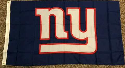 NEW YORK GIANTS NY LOGO 3x5ft flag new superior qlty GENUINE NFL Lic us seller Cover