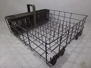 KitchenAid KDFE104DSS3 Dishwasher Lower Rack Utensil Basket W10473836 W10315890 - Picture 1 of 24
