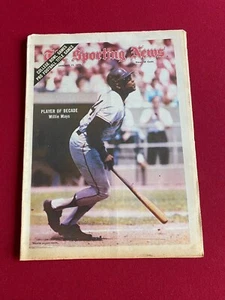 1970, Willie Mays, "The Sporting News" (No Label) Scarce (Giants) Vintage - Picture 1 of 1