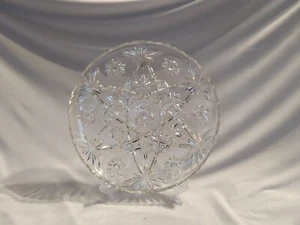 1960s Anchor Hocking "Star of David" Glassware Platter 11" D- PRE-OWNED - Picture 1 of 11