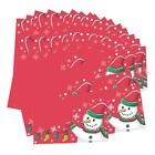 50pcs Snowman Cards Christmas Cards Creative Place Cards Festive Party Decor