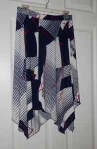 NWT Bali Womens Skirt  Pull On  Boho Flowy Maxi sz 8 SG - Picture 1 of 3