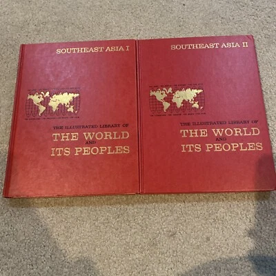Set of 2 Vintage The Illustrated Library Of The World And Its Peoples S.E. Asia - Image 1 of 3