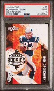 2010 Score Hot Rookies #26 Rob Gronkowski Hot Rookies PSA 9 - Picture 1 of 2