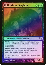 Hollowborn Barghest FOIL Shadowmoor NM Black Rare MAGIC MTG CARD ABUGames