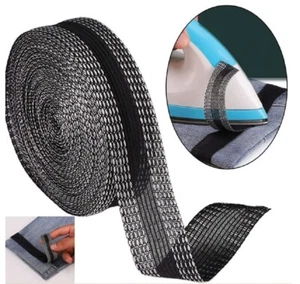 10 m Iron-On Hemming Tape – Self-Adhesive Fabric Fusing Tape for Clothing Repair - Picture 1 of 14