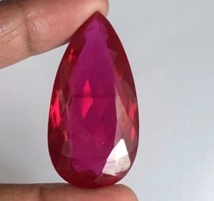 Pietra Preziosa Zaffiro Rosa Padparadscha Pera Naturale 113,25 Ct Certificata AGI A58607 - Foto 1 di 7