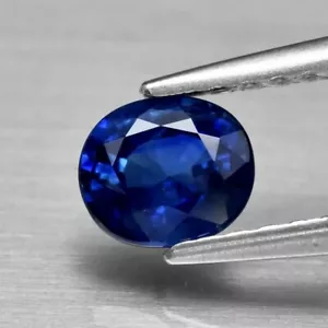 zaffiro blu naturale ovale sciolto sfuso 0.56 ct - loose natural blue sapphire - Imagen 1 de 1