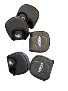 New - TOP FLITE GAMER SQUARE MALLET PUTTER HEADCOVER HEAD COVER GRAY / GREEN - Picture 1 of 1