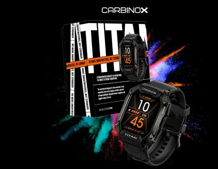 NEW CARBINOX Titan Smartwatch - Image 1 of 1