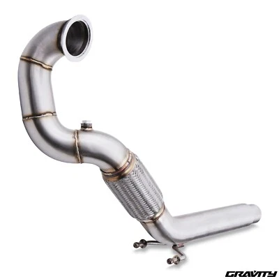 3" STAINLESS EXHAUST DE CAT DECAT DOWNPIPE FOR VOLKSWAGEN MK7 GOLF GTI TFSI 13+ - Image 1 of 4