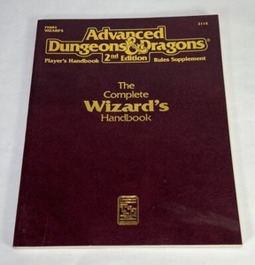 1993 TSR Advanced Dungeons & Dragons AD&D 2nd Complete Wizard's Handbook 2115