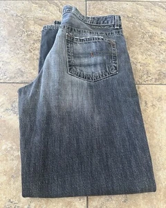 Calvin Klein Jeans Herren Größe 34 Schwarz Denim Baumwolle Dark Wash Fit 35X34 - Bild 1 von 6