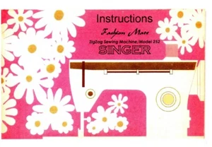 Deluxe Bedienungsanleitung, auf CD im PDF-Format, für Singer Nähmaschine 252 - Bild 1 von 12