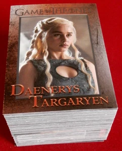 GAME OF THRONES - Season 4 - Complete Base Set - 100 cards - Rittenhouse 2015 - Picture 1 of 24