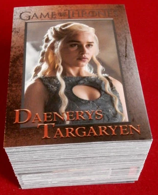 GAME OF THRONES - Season 4 - Complete Base Set - 100 cards - Rittenhouse 2015 - Image 1 of 4