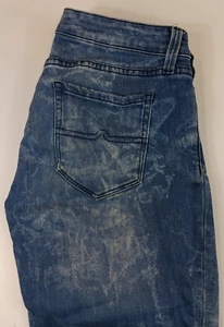 Arizona Size 7 Stonewashed Jegging Skinny Jeans Stretch Dark Wash Low Rise - Picture 1 of 9
