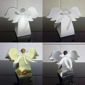 Angel Favour Box Christmas Tree Decoration - Choose Quantity - Choose Colour - Picture 1 of 5