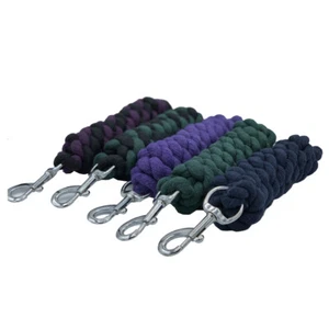 Cotton Lead Rope Strong 2 meters Long Horse Pony Dog Lead Rope With Strong Clip - Picture 1 of 34