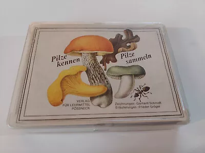 Spielkarten Mit Pilzmotiven  Pilze Kennen -Pilze Sammeln  • 19€