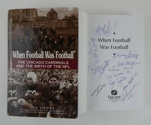 Hamilton Nichols +8 Signed When Football Was Football Chicago Cardinals '99 Book - Picture 1 of 10