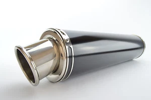 Honda CBR600 FX-FY 99-00 SP Engineering Satin Black Round Big Bore XL Exhaust - Picture 1 of 4