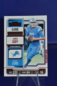 2023 Contenders Football #35 Jared Goff - Red Game Ticket - Picture 1 of 2