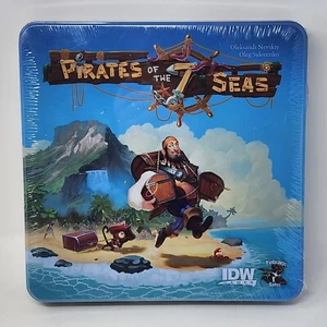 Pirates of the 7 Seas Board Game with Tin Box IDW Games 2015 Factory Sealed NEW - Picture 1 of 8