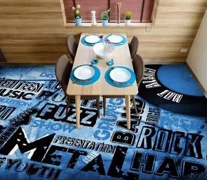 3D Retro Music G4325 Floor WallPaper Murals Wall Print Decal AJ Coco 2024 - Picture 1 of 5