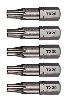 Profi Torx 5 St. Torx Bits Tx20 mit Mehrfachkaufrabattierung - Bild 1 von 2