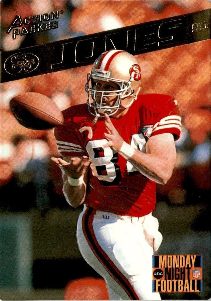 1995 Action Packed Monday Night Football Football Card #78 Brent Jones - Image 1 of 1