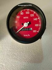 Smiths replica 85 mm speedometer clock wise red face black bezel