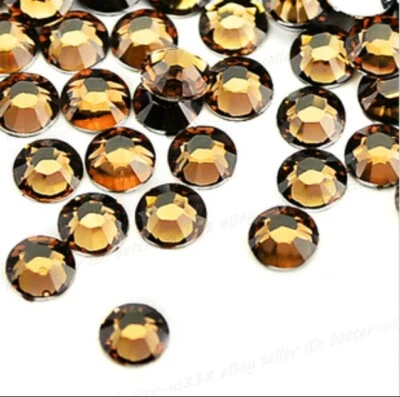 Piedra preciosa hidráulica redonda de acrílico con respaldo plano de cristal 3 mm 4 mm 5 mm 6 mm 7 mm 8 mm Foto 1 de 4