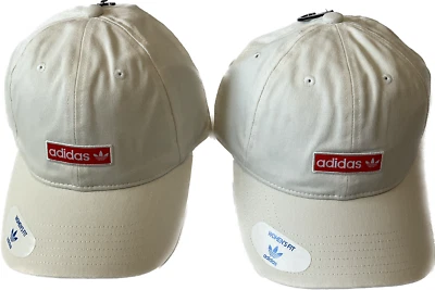 Adidas Strapback Hats Womens Ones Size Adjustable White Relaxed 2 Hats - Image 1 of 4