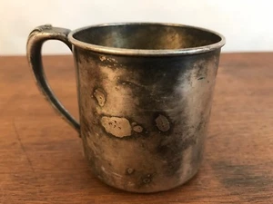 Vintage 1957 Oneida Silver Plated Engraved Baby Cup (HD16) - Picture 1 of 6