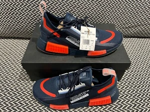 Adidas NMD_R1 Spectoo 'Crew Navy-Solar Red' GZ9262 Brand New Size 9.5 - Picture 1 of 4