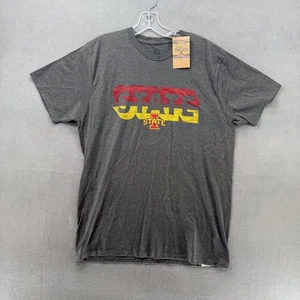 NCAA Iowa State T Shirt Large Gray Rivalry Threads Cyclones University - Picture 1 of 10