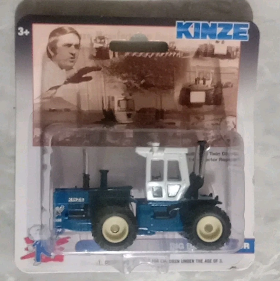 Rare 1/64 Kinze #640 Big Blue 4WD Tractor, 2014 SpecCast Diecast #GPR 1330 - Image 1 of 4